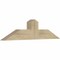 Ekena Millwork Portland Rough Sawn Timber Gable Bracket, Douglas Fir, 48"W x 12"H x 4"D x 6"F, 6/12 Pitch GBW048X12X0406POR00RDF - alternate 3